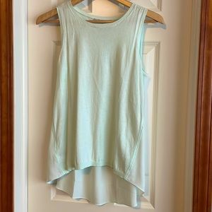 Pale aqua color LOFT top. Size S